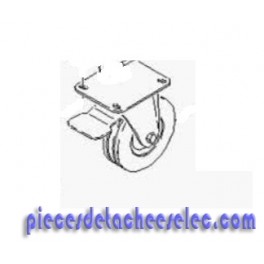 Roue Pivotante pour Nettoyeur Haute Pression HDS 68C Kärcher Roue Pivotante pour Nettoyeur Haute Pression HDS 68C Kärcher