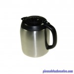  Pot Thermos Inox Noir pour Cafetière Proaroma Therm / Timer Krups