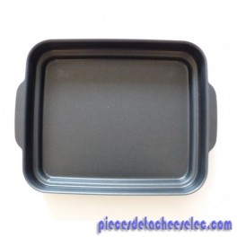 Plat à Vapeur 33cm x 28cm H.5.5cm pour Four Gourmet 38L Rowenta