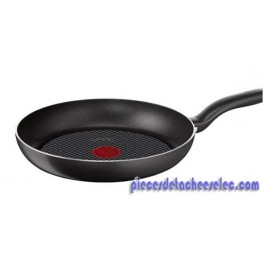 Poêle Hard Titanium Haluminium Noir Diamètre 24 cm Tefal