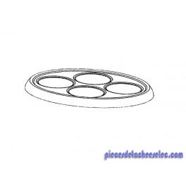 Plaque Crêpes x4 Cuisson Anti-Adhésive pour Appareil Combiné à Crêpe Tefal Plaque Crêpes x4 Cuisson Anti-Adhésive pour Appareil Combiné à Crêpe Tefal