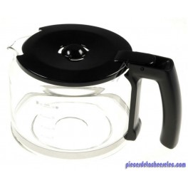 Verseuse en Verre + Couvercle Noir pour Cafetière 18331-56 Russell Hobbs Verseuse en Verre + Couvercle Noir pour Cafetière 18331-56 Russell Hobbs