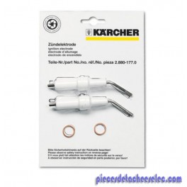 Kit Electrode D'allumage pour Nettoyeur Haute Pression Kärcher Kit Electrode D'allumage pour Nettoyeur Haute Pression Kärcher
