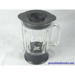 Blender en Verre Complet avec Couteau et Couvercle pour Robot Multipro Compact Food Processor KENWOOD