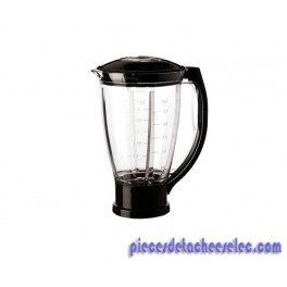 Bol Blender Plastique Noir pour Robot Masterchef Gourmet Moulinex