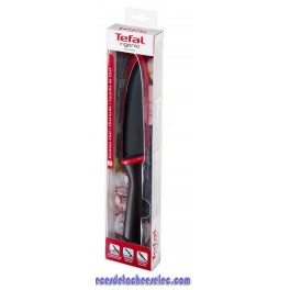 Couteau Ingenio D'office Céramic 13cm Noir et Rouge Téfal Couteau Ingenio D'office Céramic 13cm Noir et Rouge Téfal