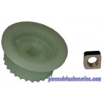 Petite Poulie + Ecrou pour Robot Multipro Metal FP480 /  FP959... KENWOOD