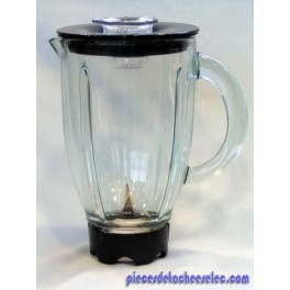Bol en Verre Complet pour Blender BL740 / BL745 KENWOOD Bol en Verre Complet pour Blender BL740 / BL745 KENWOOD