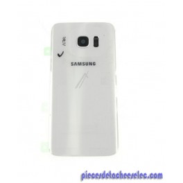 Vitre Arrière Coloris Blanc pour Galaxy S7 Edge Samsung
