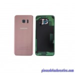 Vitre Arrière Coloris Rose pour Galaxy S7 Edge Samsung