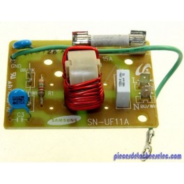 Platine D'alimentation (Filtre à Bruit) 250V 15A pour Micro-Ondes Gril FG87SST Samsung Platine D'alimentation (Filtre à Bruit) 250V 15A pour Micro-Ondes Gril FG87SST Samsung