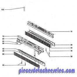 Kit Lamelles Avant 234/340 pour Autolaveuses Nilfisk Kit Lamelles Avant 234/340 pour Autolaveuses Nilfisk