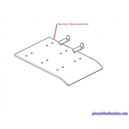 Repose Fer (Plaque) pour Centrale Vapeur Linea 2.0 Domena Repose Fer (Plaque) pour Centrale Vapeur Linea 2.0 Domena
