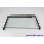 Ensemble Panneau de Verre Amovible pour Grille-Pain TOG800CL KENWOOD 