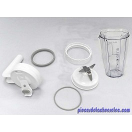 Ensemble Bol Complet Blender avec Smoothie 2GO pour Blender BL237WG 3 EN 1 KENWOOD Ensemble Bol Complet Blender avec Smoothie 2GO pour Blender BL237WG 3 EN 1 KENWOOD