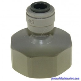Adaptateur Femelle Tube Ext 6,3mm pour Réfrigérateur / Congélateur Whirlpool et General Electric Adaptateur Femelle Tube Ext 6,3mm pour Réfrigérateur / Congélateur Whirlpool et General Electric