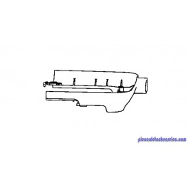 Base Côté Droit Noir pour Plancha Electrique Malaga CB501812 Tefal Base Côté Droit Noir pour Plancha Electrique Malaga CB501812 Tefal