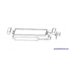 Plaque Plancha Assemblée pour Plancha Grill QPL630 Riviera & Bar Plaque Plancha Assemblée pour Plancha Grill QPL630 Riviera & Bar
