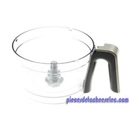 Bol Nu en Plastique + Poignée Noire pour Robot Multifonction Philips Bol Nu en Plastique + Poignée Noire pour Robot Multifonction Philips