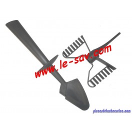 Ensemble Spatule + Fouët pour Thermomix TM 21 Vorwerk