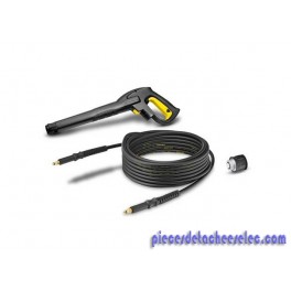 Flexible + Pistolet + Raccord Connexion Rapide 7.5m pour Nettoyeur Haute Pression Kärcher Flexible + Pistolet + Raccord Connexion Rapide 7.5m pour Nettoyeur Haute Pression Kärcher