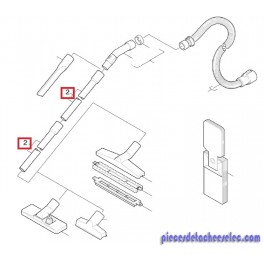 Tube D'aspiration pour Aspirateur Eau et Poussières 2000E kärcher Tube D'aspiration pour Aspirateur Eau et Poussières 2000E kärcher