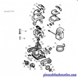 Kit de Joint Câble Moteur pour Robot Aquavac 500 Hayward