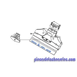 Buse D'extraction 170 mm pour Nettoyeur Vitres WV 50, WV 60, WV 70 & WV 75 Kärcher 