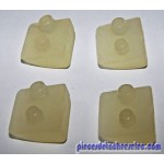 Semelles en Santoprene x4 pour Robot Pool Vac Ultra Pro / Navigator Pro Hayward