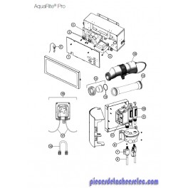 Face Avant pour Traitement de L'eau AquaRite Pro Hayward