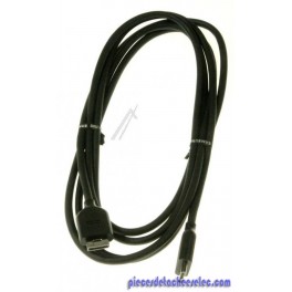 Câble Noir CBF Signal Axial 3 m pour TV UE55JS9000TX2F Samsung Câble Noir CBF Signal Axial 3 m pour TV UE55JS9000TX2F Samsung