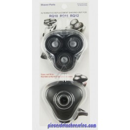 Tête de Rasage Adaptable pour Rasoir Electrique RQ1052/18 Philips Tête de Rasage Adaptable pour Rasoir Electrique RQ1052/18 Philips