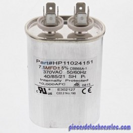 Condensateur 7.5µF pour Pompes à Chaleur SumHeat Hayward