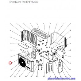 Moteur de Ventilateur pour Pompes à Chaleur EnergyLine Pro ENP1MSC Hayward