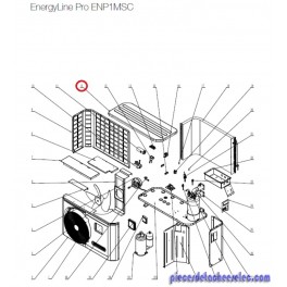 Panneau Supérieur pour Pompe à Chaleur EnergyLine Pro ENP1MSC Hayward Panneau Supérieur pour Pompe à Chaleur EnergyLine Pro ENP1MSC Hayward