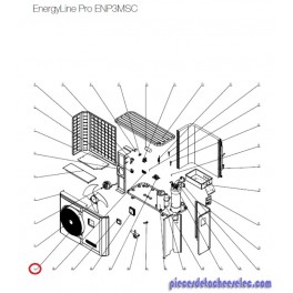 Grille de Protection Ventilateur pour Pompes à Chaleur EnergyLine Pro ENP3MSC Hayward Grille de Protection Ventilateur pour Pompes à Chaleur EnergyLine Pro ENP3MSC Hayward