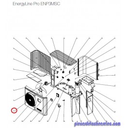 Hélice Ventilateur pour Pompes à Chaleur EnergyLine Pro ENP3MSC Hayward Hélice Ventilateur pour Pompes à Chaleur EnergyLine Pro ENP3MSC Hayward