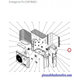 Coffret électrique pour Pompes à Chaleur EnergyLine Pro ENP3MSC Hayward Coffret électrique pour Pompes à Chaleur EnergyLine Pro ENP3MSC Hayward
