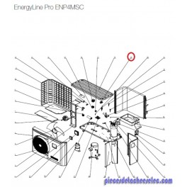 Bornier 3 Connexions pour Pompes à Chaleur EnergyLine Pro ENP4MSC Hayward