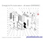 Condensateur Compresseur 193µF pour Pompes à Chaleur EnergyLine Pro Toute Saison ENP6MASC Hayward