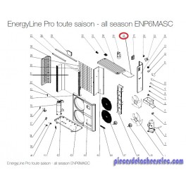 Panneau de Protection électrique pour Pompes à Chaleur EnergyLine Pro Toute Saison ENP6MASC Hayward