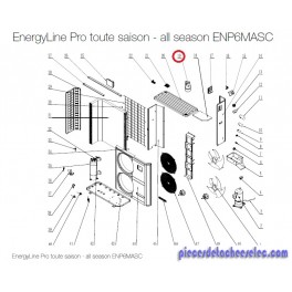 Réservoir de Liquide pour Pompes à Chaleur EnergyLine Pro Toute Saison ENP6MASC Hayward