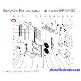 Panneau Gauche pour Pompes à Chaleur EnergyLine Pro Toute Saison ENP6MASC Hayward Panneau Gauche pour Pompes à Chaleur EnergyLine Pro Toute Saison ENP6MASC Hayward