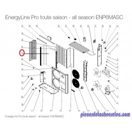 évaporateur à Ailette pour Pompes à Chaleur EnergyLine Pro Toute Saison ENP6MASC Hayward évaporateur à Ailette pour Pompes à Chaleur EnergyLine Pro Toute Saison ENP6MASC Hayward
