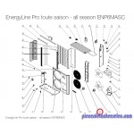 Support Moteur pour Pompes à Chaleur EnergyLine Pro Toute Saison ENP6MASC Hayward