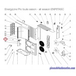 Condenseur Titane PVC pour Pompes à Chaleur EnergyLine Pro Toute Saison ENP6TASC Hayward