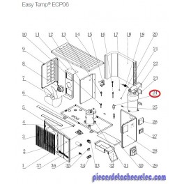 Filtre (Ø9.7-Ø9.7) pour Pompes à Chaleur Easy Temp ECP06 Hayward Filtre (Ø9.7-Ø9.7) pour Pompes à Chaleur Easy Temp ECP06 Hayward