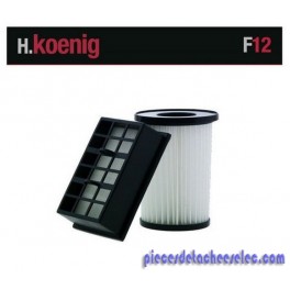 F12 Set Filtres pour Aspirateur TC30S H Koenig