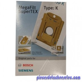Sacs x4 pour Aspirateur Bosch Sacs x4 pour Aspirateur Bosch
