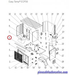 Fond pour Pompes à Chaleur Easy Temp ECP06 Hayward